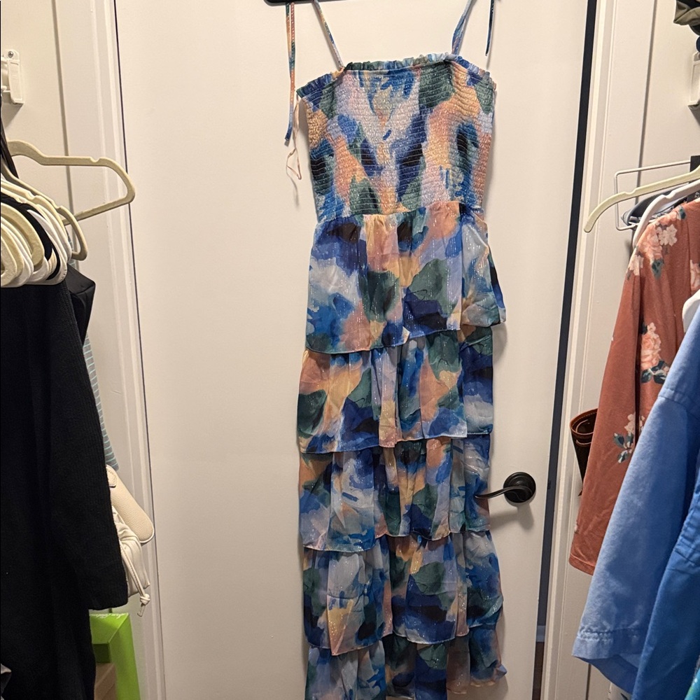 Socialite Multicolor Maxi Dress